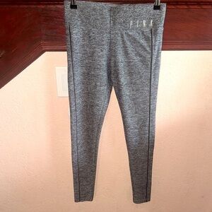 PINK Yoga Victoria's Secret Women’s XS Heather Gray Leggings Athletic Pants Used